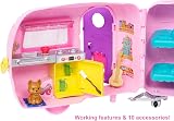 Barbie Chelsea Camper Playset with Doll Car Puppy 10 Accessories FXG90 view 3