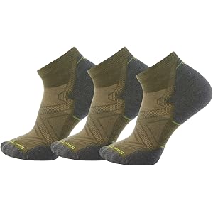 Smartwool Men's Run Targeted Cushion Ankle Socks