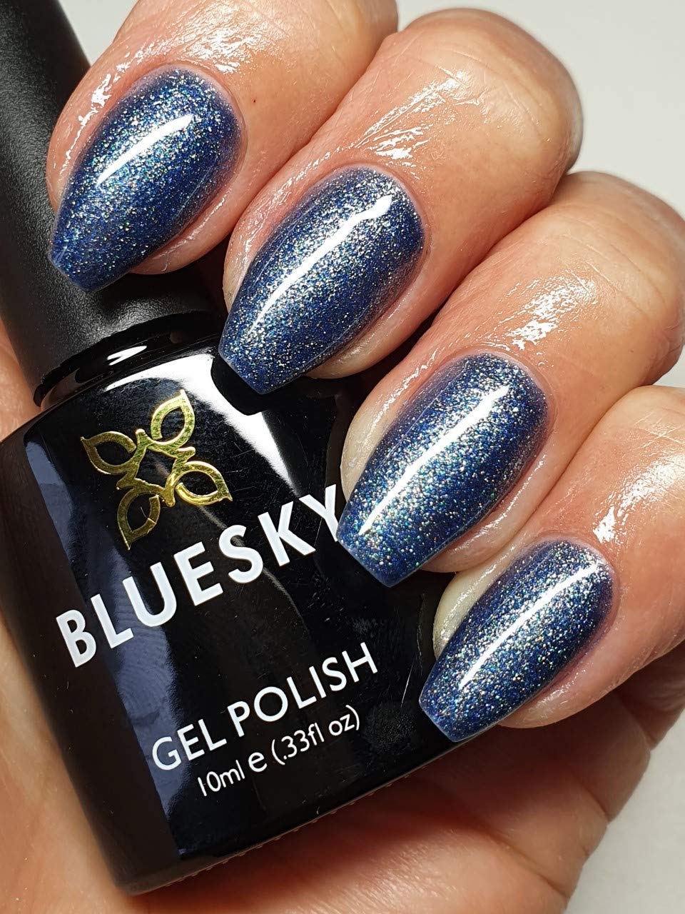 Bluesky Gel Polish Autumn Winter 2020 CITY VIBES EXCLUSIVE DENIM BLUE SHIMMER AW2022 ZERMATT UV/LED NAIL SOAK OFF