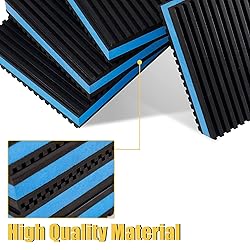 Powrocket 4 Pack Rubber Anti Vibration Pads,2 x 2 x