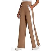 BMJL Womens Casual Lounge Pants Wide Leg Sweatpant Work Loose High Waisted Trousers with Pockets