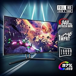 Sceptre Curved 27" 240Hz Gaming Monitor 1920 x
