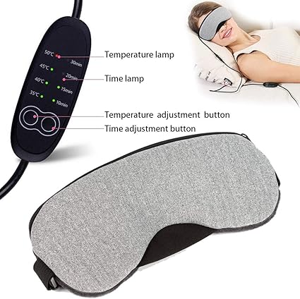 Amazon Com Heated Eye Mask Electric Usb Heating Eye Mask Steam Eye Mask Adjustable Temperature Warm Heated Eye Massage Relieve Dry Eyes Fade Black Eye Blepharitis Tired Eyes Puffy Eyes Health