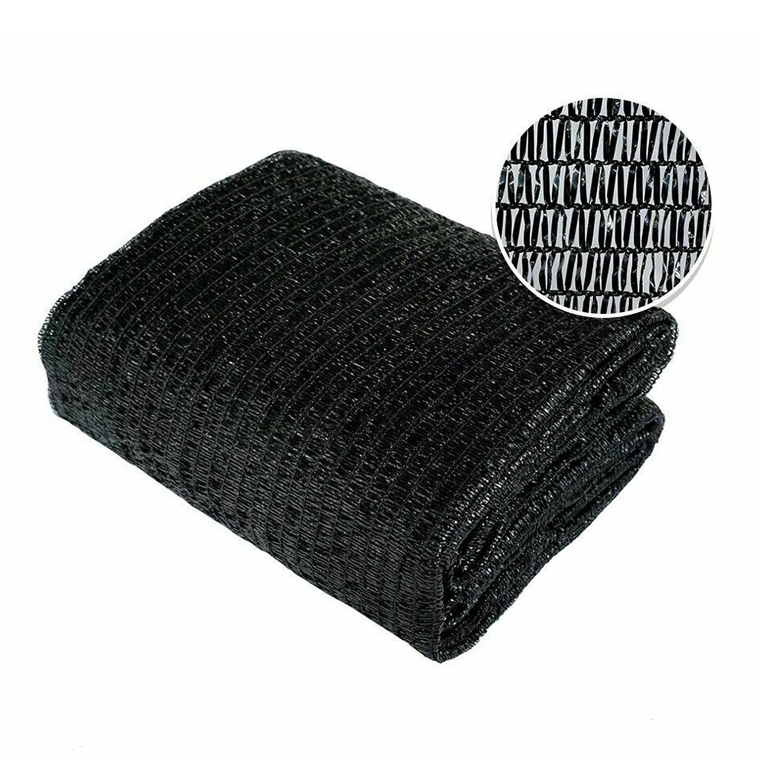 AISENPARTS 70% Sunblock Shade Cloth UV Resistant Net Black Outdoor Sun Mesh Shade with Grommets Fit for Patio Porch Swimming Pool Protection Plants Flowers