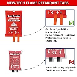 SecuCaptain Emergency Fire Blanket for Home