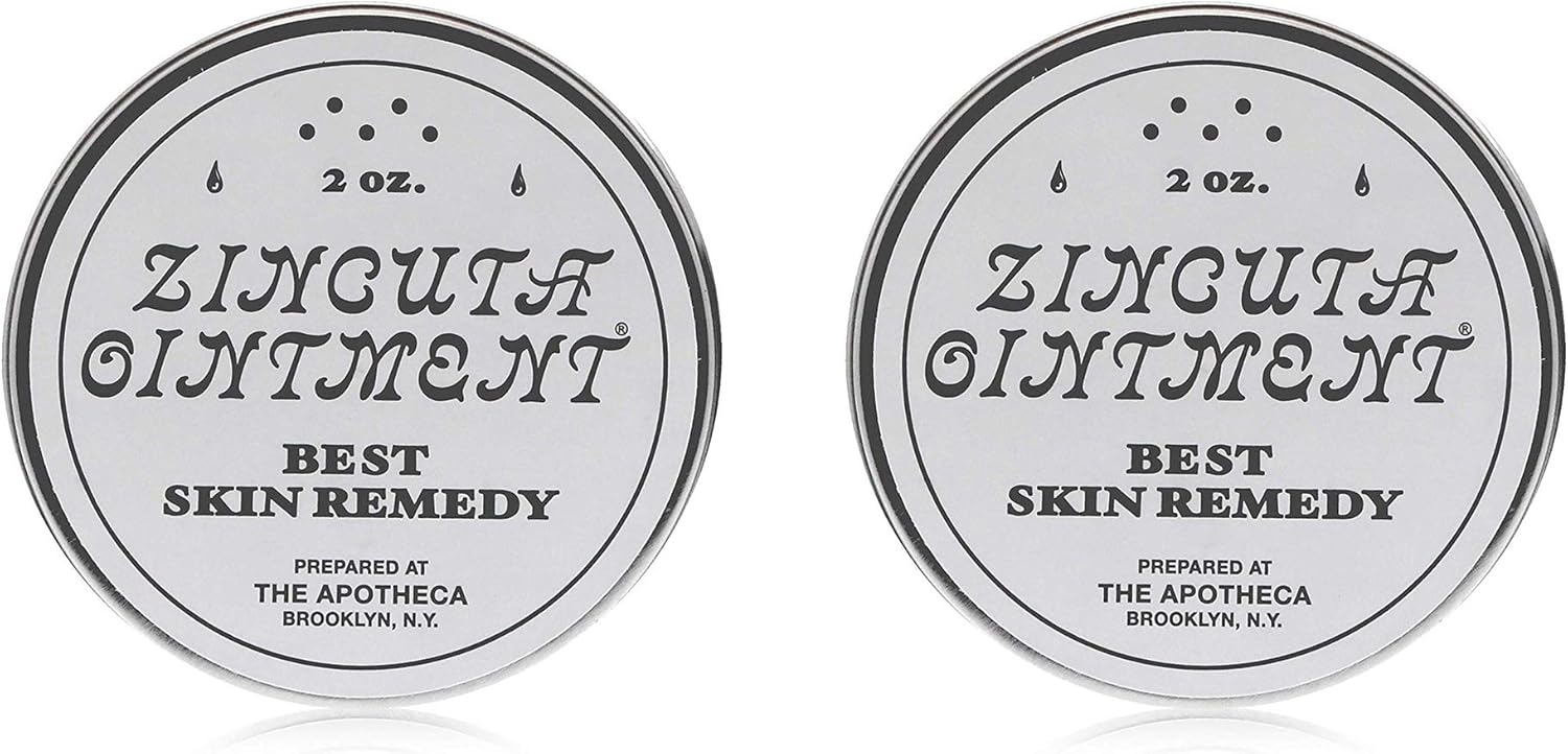 Amazon Com Zincuta Skin Ointment For Psoriasis Eczema Dry Skin Chapped Lips Poison Ivy Blisters Burn Injuries And Many More Skin Ailments 2 Oz Pack Of 2 Health Personal Care
