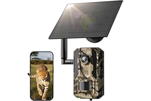 Loatos Trail Camera, Built-in 4G LTE SIM Card Celluar Trail Cameras with 2k Live, 0.2S Fast Trigger Speed Game Cameras with Night Vision Motion Activated Waterproof IP66 Rating Deer Camera