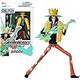 BANDAI One Piece Figure Brook Action Figure | Articulated 17cm Pirate Figure with Extras for Anime Fan Gifts