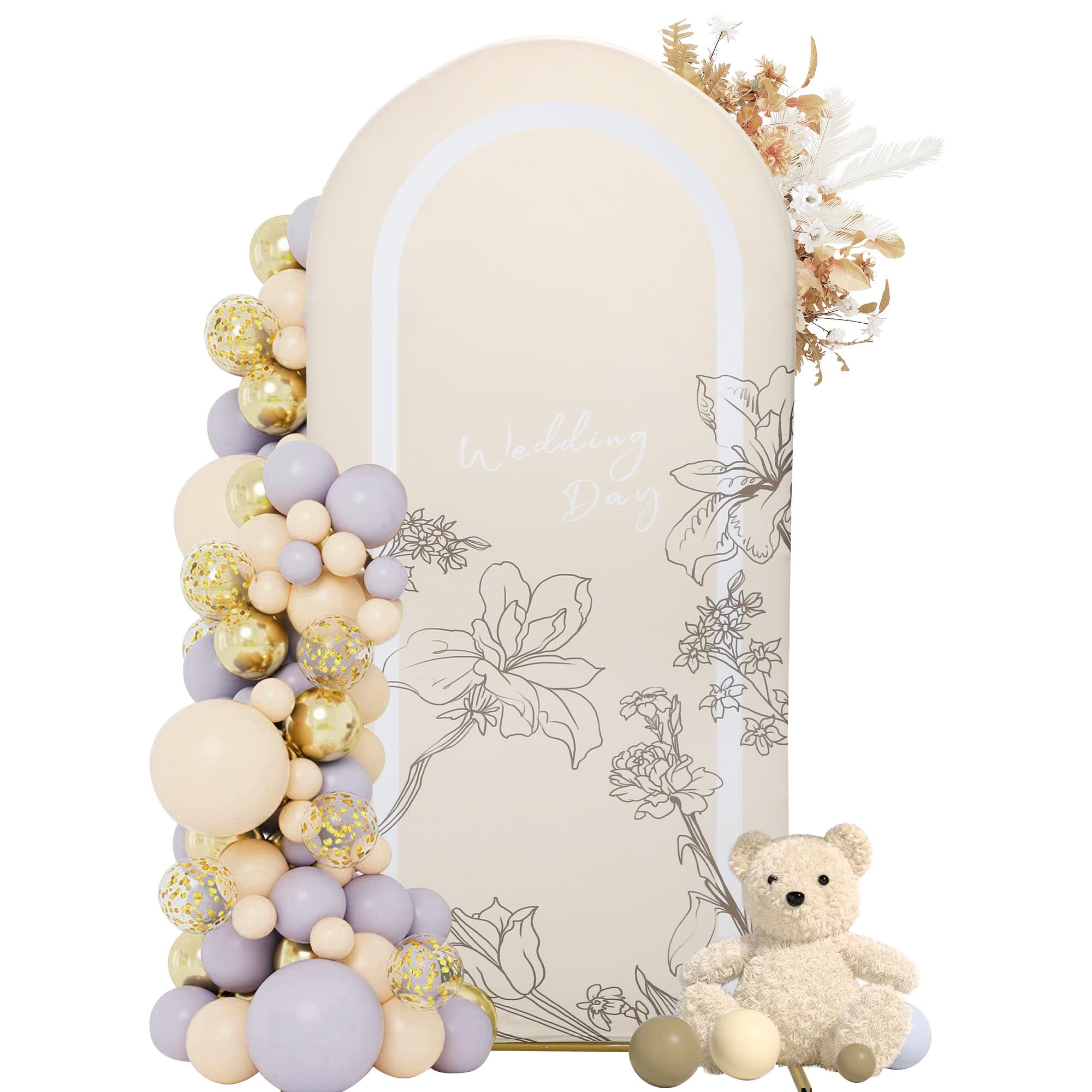 Wedding Arch Cover Spandex Arch Backdrop Cover