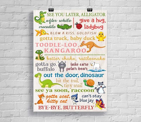 Cartoon See You Later Alligator After While Crocodile Give