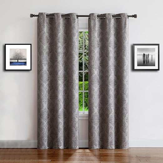 Dark Beige Warm Home Designs 1 Pair of Taupe 2 Panels EV Taupe 38x63 EV