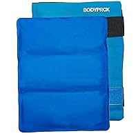 Flexible Large Gel Ice Pack for Shoulders, Arms, Back and Thighs. Hot & Cold Therapy Wrap