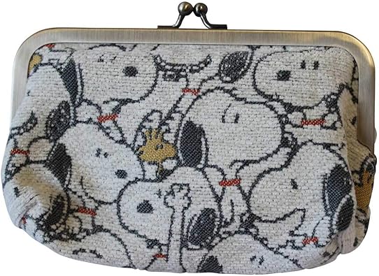 Amazon Snoopy スヌーピー がま口 ポーチ ぎゅうぎゅう 内ポケット付き ポーチ