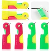 Automatic Needle Threader &ndash; 6 PCS Sewing Machine &amp; Hand Sewing Threading Tools, Lightweight Plastic Needle Threading Device