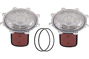 ATIE Pool 7056 Check Valve Cover with Flapper Assembly For Zodiac Jandy Check Valve 7235, 7236, 7305, 7511, 7512. (Include: 7451 Flapper, 7302 Spring, 7304 Pin, 7236 Cover, and 1132 O-Ring) (2-Pack)