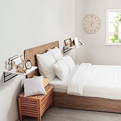 Tectocker-DOU 2 Pc Deep Floating Shelves ; 12 Inch