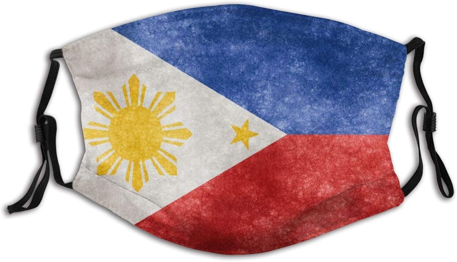 Philippine Flag6 Face Mask Reusable Washable, Unisex Windproof and