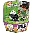 Wild Scenes Pandas' Bamboo Forest - Grow & Play Kit Environmentally Friendly Wildlife Conservation Toy - Animal Playset for Kids Ages 4 and Up
