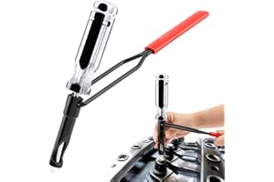 Saycker Valve Adjustment Tool,10mm Jam Nut Valve Adjustment Tool,Valve Lapping Tool,Jam Nut Stud Slotted Valve Adjustment Tool,Valve Grinding Tool Compatible with Japanese Auto Engines