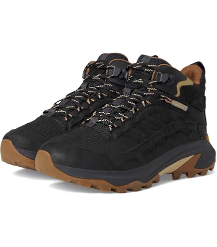 NEW MERRELL men\'s fullbench speed mid cf shoes in brown Merrell Work Fullbench Speed Mid CF Carbon Fiber Safety Toe  main image 3