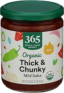 365 By Whole Foods Market, Organic Thick & Chunky Mild Salsa, 16 Ounce