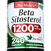 FITO MEDIC'S Lab | beta sitosterol| Plant sterols|240 Capsules |1200 mg | beta sitosterol Supplement | Ultra high Absorption.