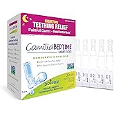 Boiron Camilia Bedtime Liquid Doses for Nighttime Teething Relief, Painful Gums, Restlessness, and Irritability - 30 Count