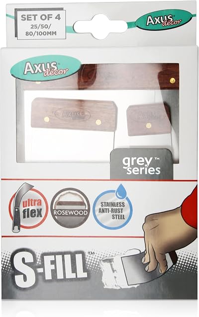 Axus Decor S-Fill Compact Filler Applicators Grey Series Stainless Steel