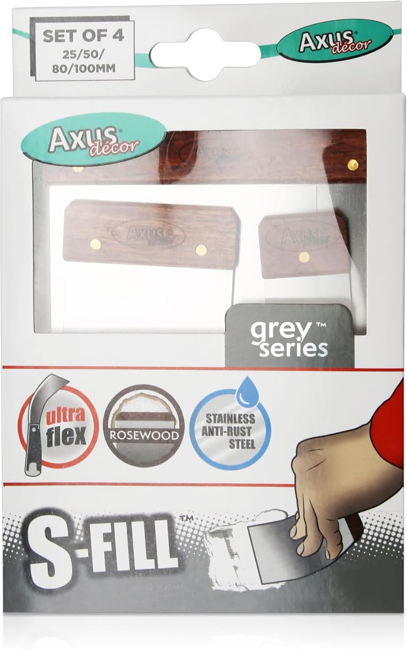Axus Decor S-Fill Compact Filler Applicators Grey Series Stainless Steel