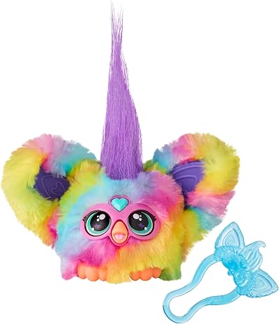 Furby Ray-Vee Furblets Mini Friend Electronic Plush Rainbow 6+ 45+ Sounds