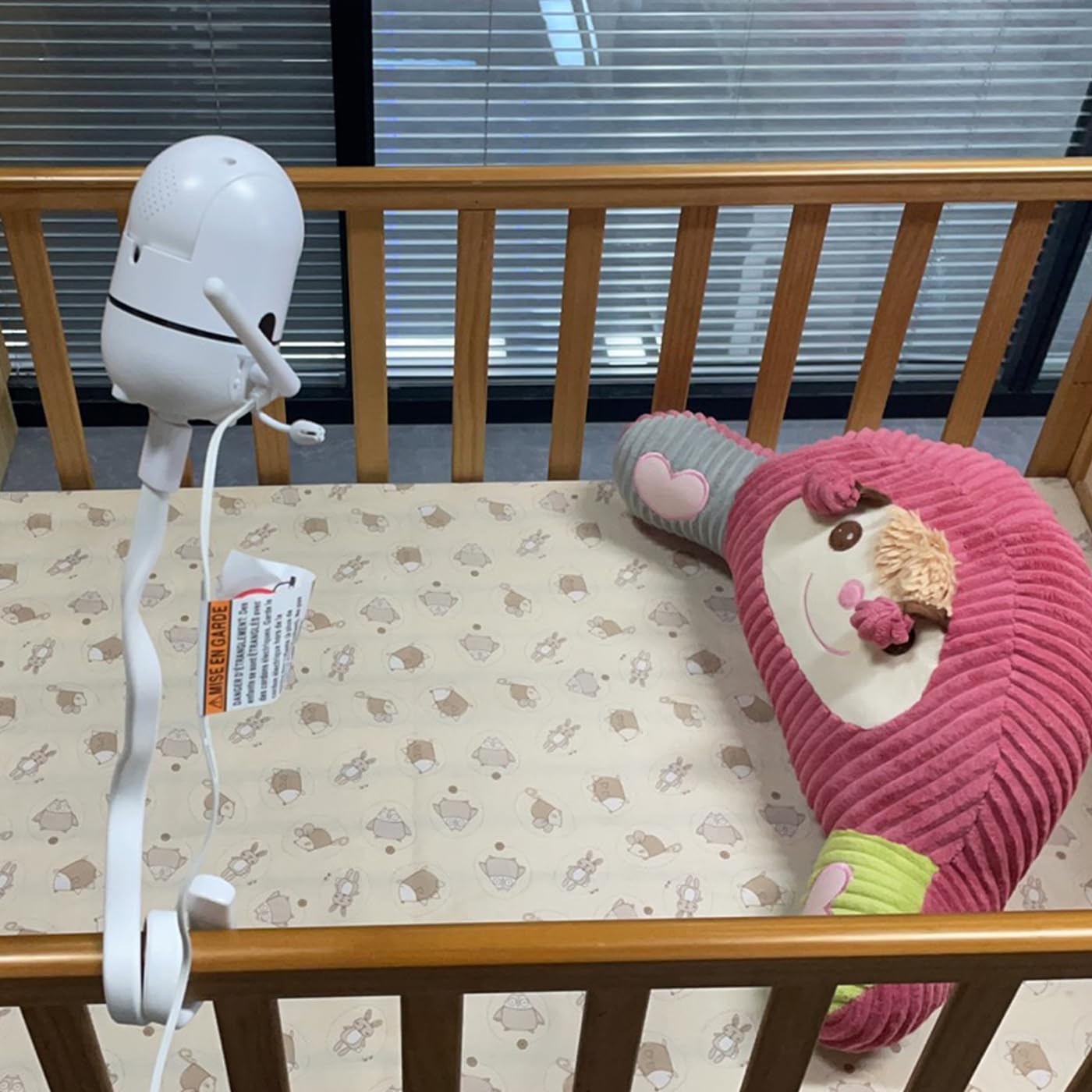 HelloBaby Baby Monitor 2 Cameras with Mount, Upgrade 5’’ Screen 26-Hour Battery Life, Crib Baby Monitor Mount Without Tools or Wall Damage