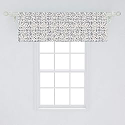 Ambesonne Ethnic Window Valance, Watercolor Style
