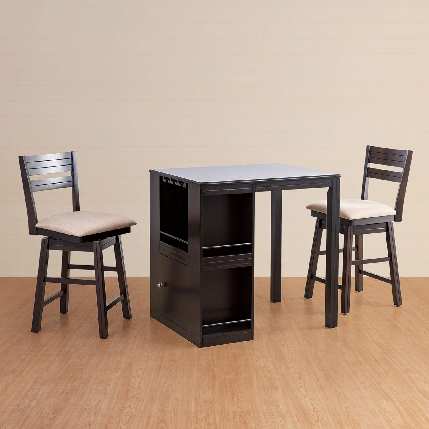 Home Centre Montoya 2 Seater High Dining Table Set With Swivel Chair Amazon In Home Kitchen