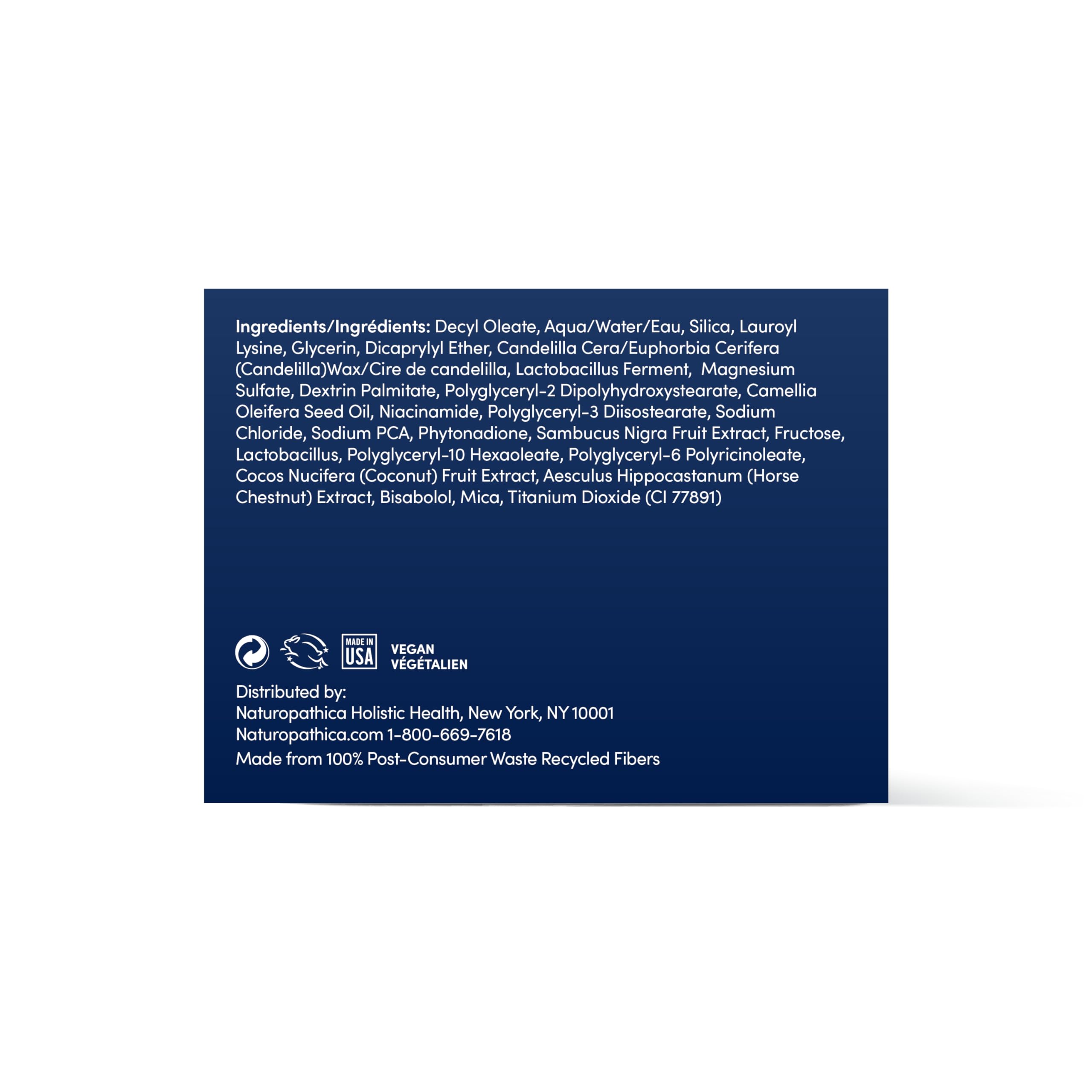 Naturopathica Vitamin K Brightening Eye Complex, Daily Eye Cream for Dark Circles and Puffy Eyes, Under Eye Cream to Help Firm and Revitalize Tired Eyes, 0.5 fl oz