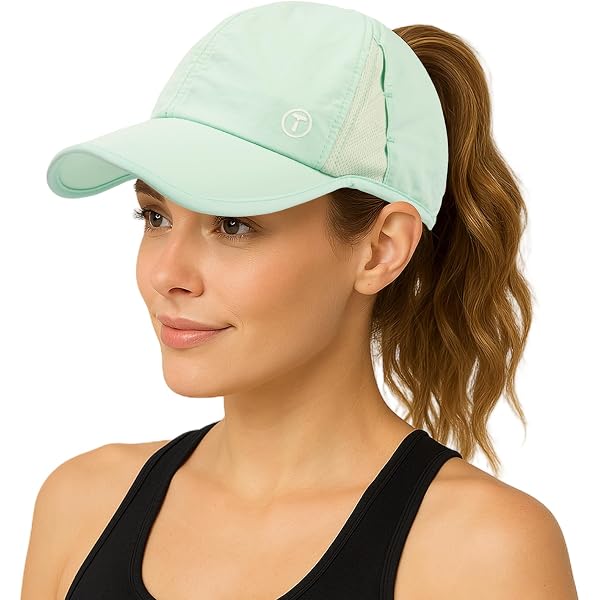 Womens High Ponytail Baseball Cap UV50 Sun Protection Running Golf Sports Hat TOP-EX XL/XXL Ponytail Sun Baseball Cap for Women UPF 50  main image 2