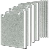 GoKBNY Vital 100 Replacement Filter Compatible with LEVOIT Vital 100 and VAVA VA-EE004 Air Purifiers, Part Number Vital 100-RF, Four(4) 3-in-1 Filters + Four(4) Extra Pre-Filters