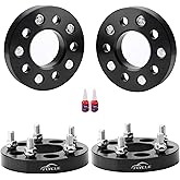 FLYCLE 1" 5x4.5 to 5x4.75 Wheel adapters, 5x114.3mm to 5x120.65mm Conversion Wheel Adapter with 1/2-20 Thread Pitch 73mm Center Bore