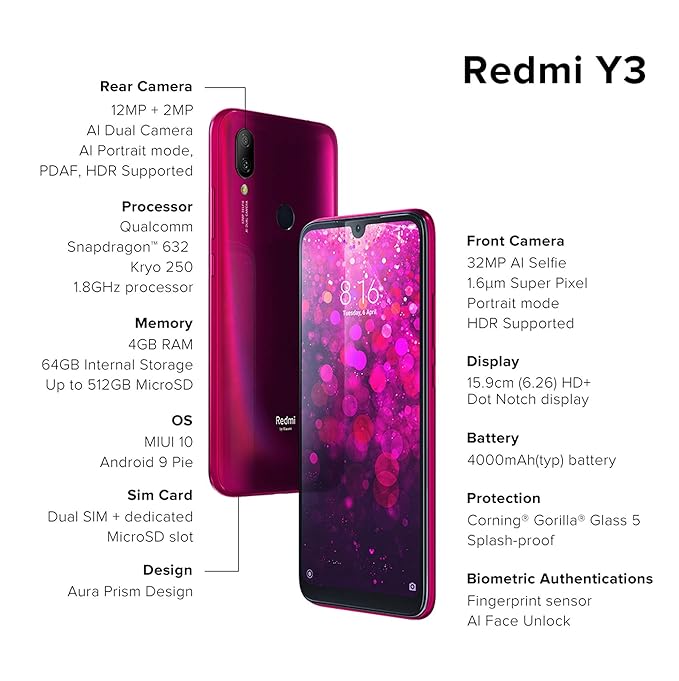 y3 redmi 3 32