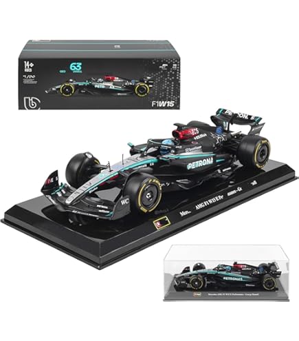 Amazon.com: Spark Model Scale Model Compatible with Mercedes F1