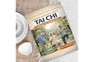Gentle Tai Chi Daily Practice Planner for Seniors – 4-Week Home Fitness Log with 10-Minute Seated & Standing Routines, Balanc