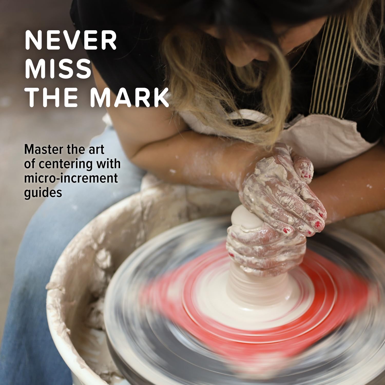 Pottery Head Pottery Bats for Pottery Wheel - Set of 4 Square 7.5