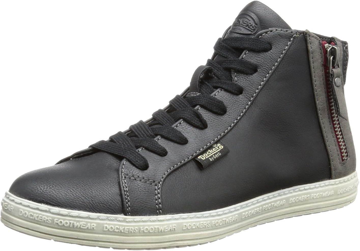 Dockers by Gerli 336055030001, Damen Hohe Sneakers, Schwarz (schwarz 001), 36 EU (3 Damen UK Dockers by Gerli 336055030001, Damen Hohe Sneakers, Schwarz (schwarz 001), 36 EU (3 Damen UK