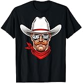 Vintage Cowboy Western Graphic Tee for Men Women Kids T-Shirt