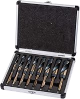 KATSU 8Pc 14-25mm HSS Reduced Shank Drill Bit Set 1/2" Shank Metal Wood view 5