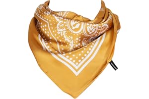 EIysee 27.5 Inches Satin Head Scarf -Hair Scarf Silk Head Scarf Silk Bandana Hair Wrap Neck Scarf for Women Men