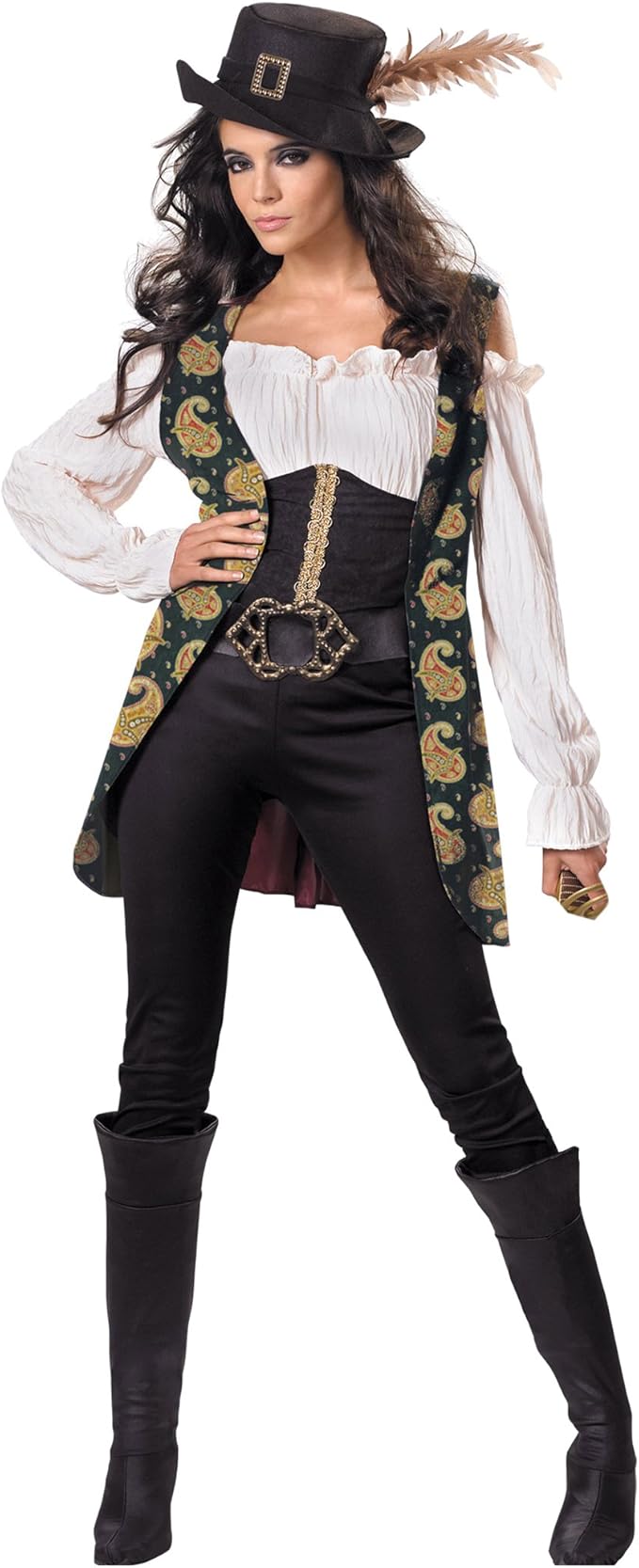 Summitfashions Pirates of The Caribbean Disfraz de Pirata para Mujer Theatrical Costume 7
