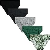 Van Heusen Mens Underwear Briefs - 5 Pack Low Rise Briefs Underwear for Men Pack with Contour Pouch