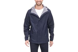Tommy Hilfiger mens Lightweight Breathable Waterproof Hooded JacketJacket