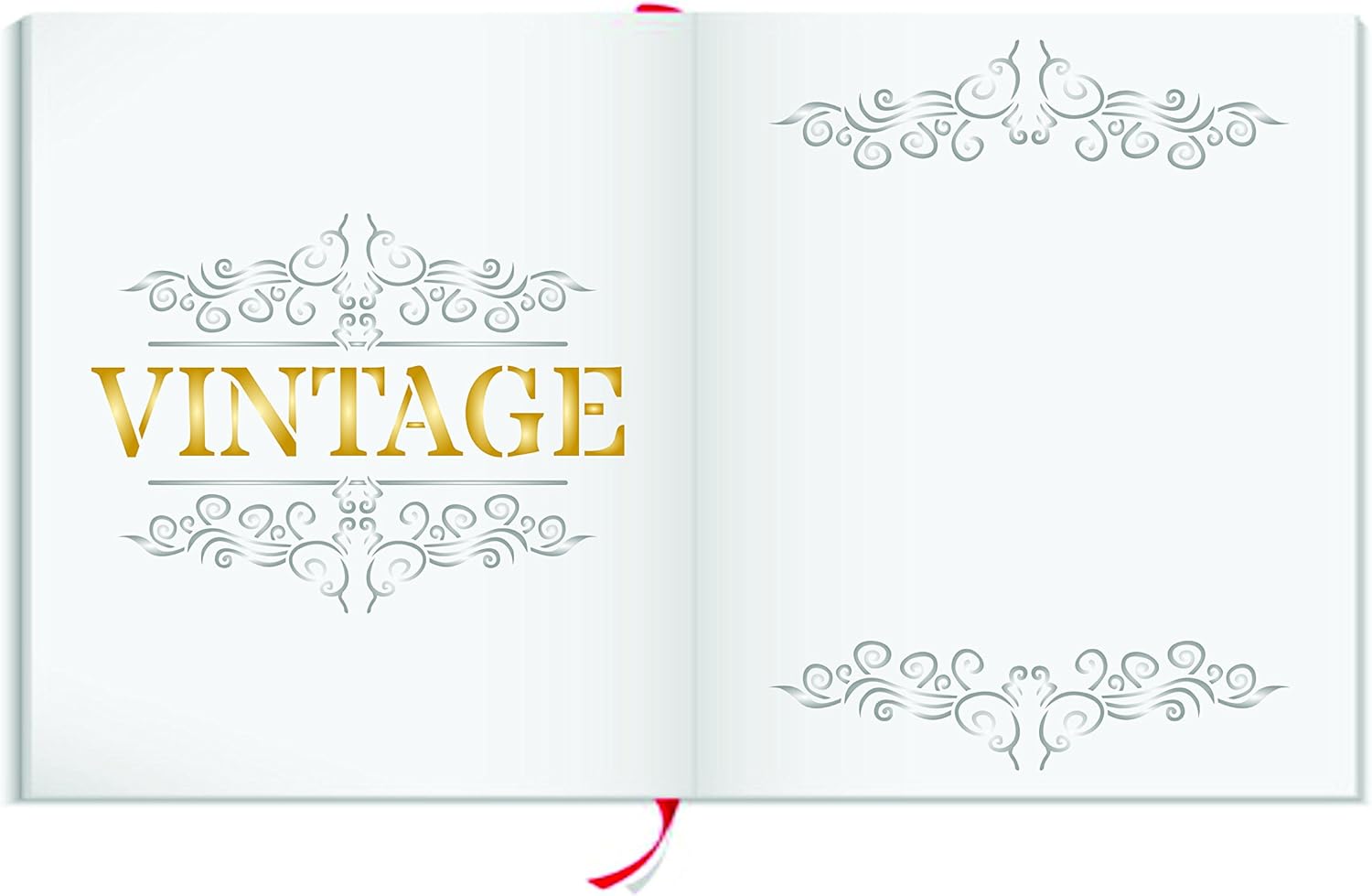 Vintage French Stencil - 26.5 x 20cm (L) - Reusable French Themed Word Wall Stencil Template, Large - Image 5