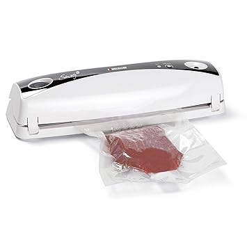 ROMMELSBACHER VAC 155 Smarty Plus Vakuumiergerät / MAN SEAL - Funktion / patentierter Schutz vor Flüssigkeiten / inkl. Schlau